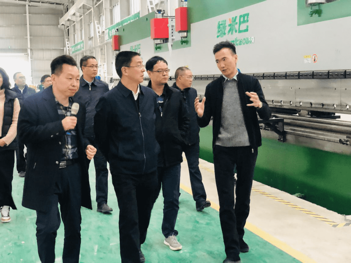 云南省统计局党组书记、局长李启荣一行调研绿米巴产业园